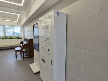 iot연동된 공공생리대 자동지급기 설치 현황(전남 목포 3차 4대)